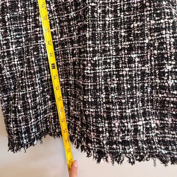 MAJORELLE Bia Black Tweed Mini Dress NWT Revolve XS - Picture 9 of 10